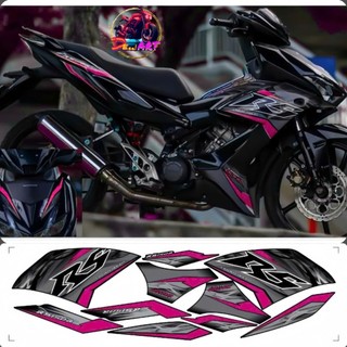 Tem rời WinnerX v2 - Mẫu khói tem bóng. Chất liệu PPF Cao Cấp : 3 Lớp, Chống Nước, Chống Phai Màu. Nhãn Dán Decal