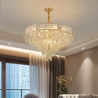 Đèn chùm Pha Lê cao cấp 9036 Á ÂU sang trọng - Đèn chùm thả trần hiện đại dành cho phòng khách - khách sạn - nhà hàng