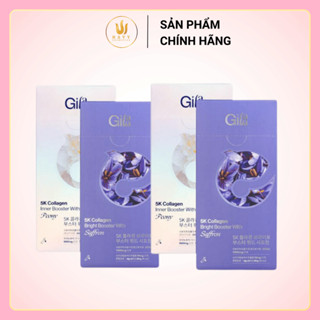 Combo 4 Hộp Thực Phẩm Bổ Sung Gilaa 5K Collagen Bright Booster With Saffron - Peony (20g x 15 gói) - Dạng Nước