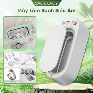 Máy rửa mắt kính/đồ trang sức SACE LADY sử dụng bằng sóng siêu âm tần số 45000Hz với thiết kế nhỏ gọn tiện dụng