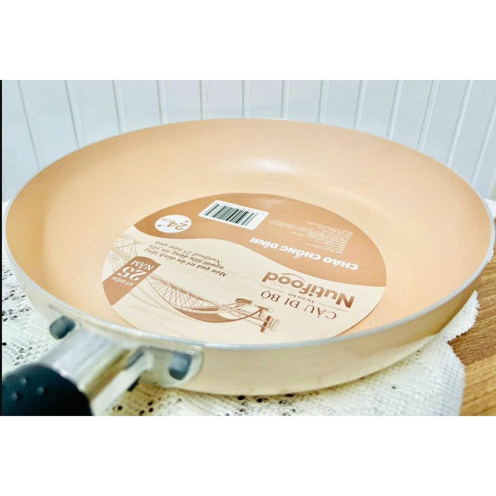 chảo chống dính 24cm NutiFood, chảo greencook,elmich
