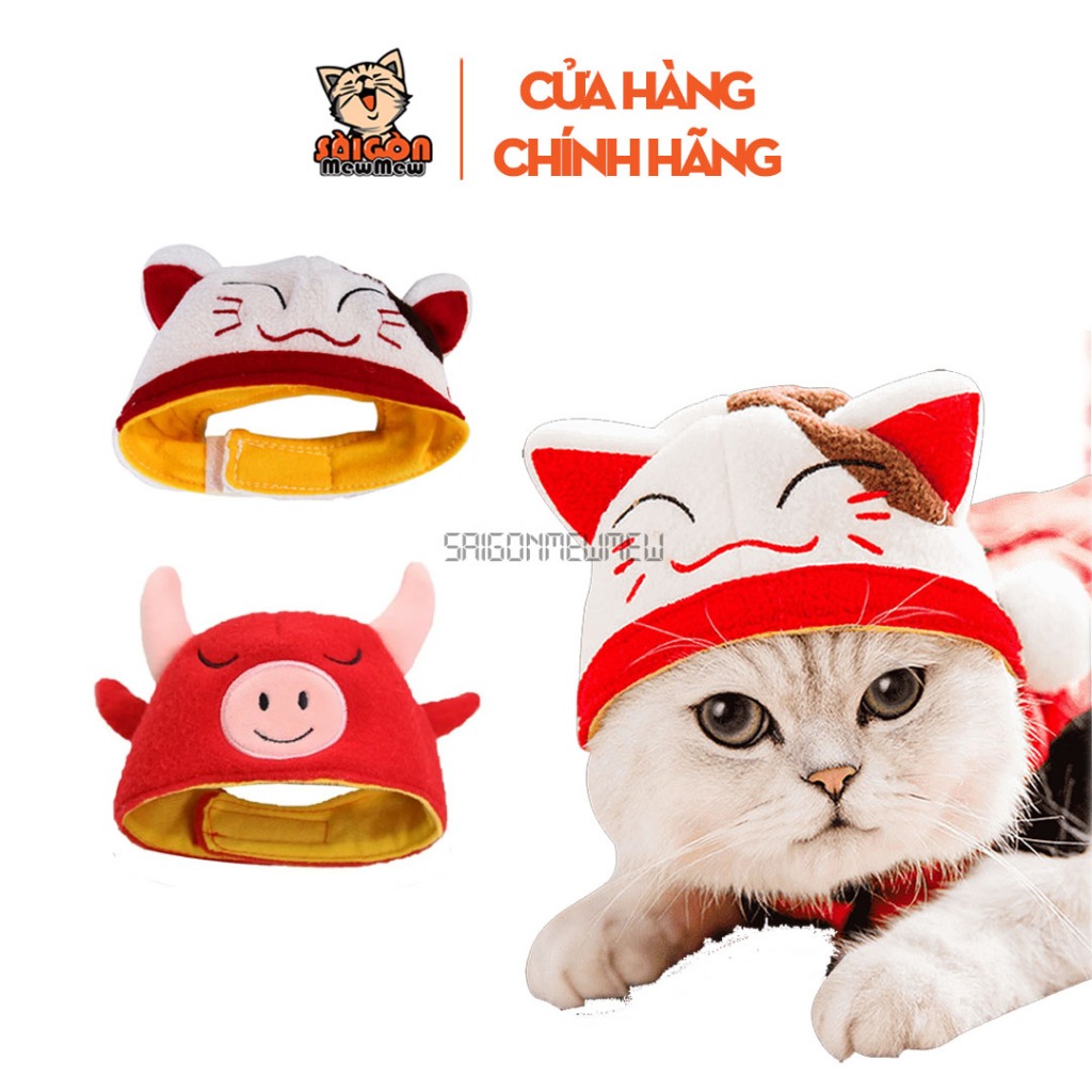 Mũ cute cho thú cưng