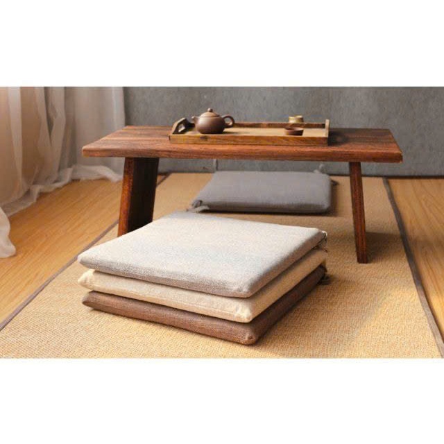 Đệm Ngồi Vuông Có Dây Cột , Đệm Ngồi Lót Ghế Vải Thô Vintage 40x40 45x45cm – Lót Ghế Cafe, Bệt Thiền | BigBuy360 - bigbuy360.vn