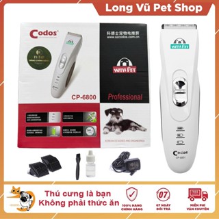 Tông đơ cắt lông chó mèo Codos 6800 phiên bản mới, tông đơ codos cho chó mèo - Long Vũ Pet Shop