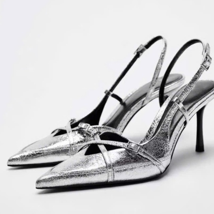 Giày cao gót nữ mũi nhọn cao 7cm 9 cm 2 khóa chéo x _NGOCTRINH STORE _K22 | BigBuy360 - bigbuy360.vn