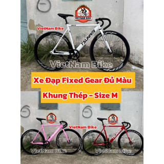 Xe đạp thể thao Fixed gear tsunami snm 100 có  nhiều  màu  ( kèm strap và đồ lắp )