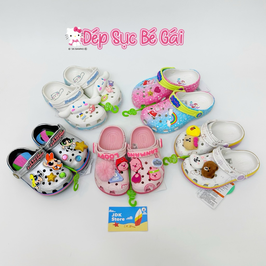 JDK Store_Dép Sục Họa Tiết Yêu Cho Bé Yêu