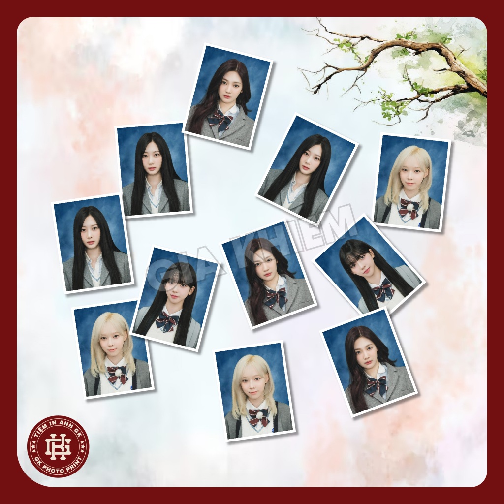 ID Photo aespa - Ningning * Giselle *  Karina * Winter - Ảnh thẻ aespa 3x4 cm