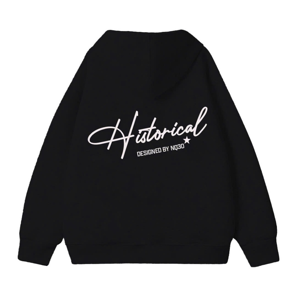 Áo Khoác Hoodie Zip NQ30 HISTORYCAL dày dặn 2 lớp  nam nữ chất nỉ  mũ to rộng IN Chữ HISTORY | BigBuy360 - bigbuy360.vn