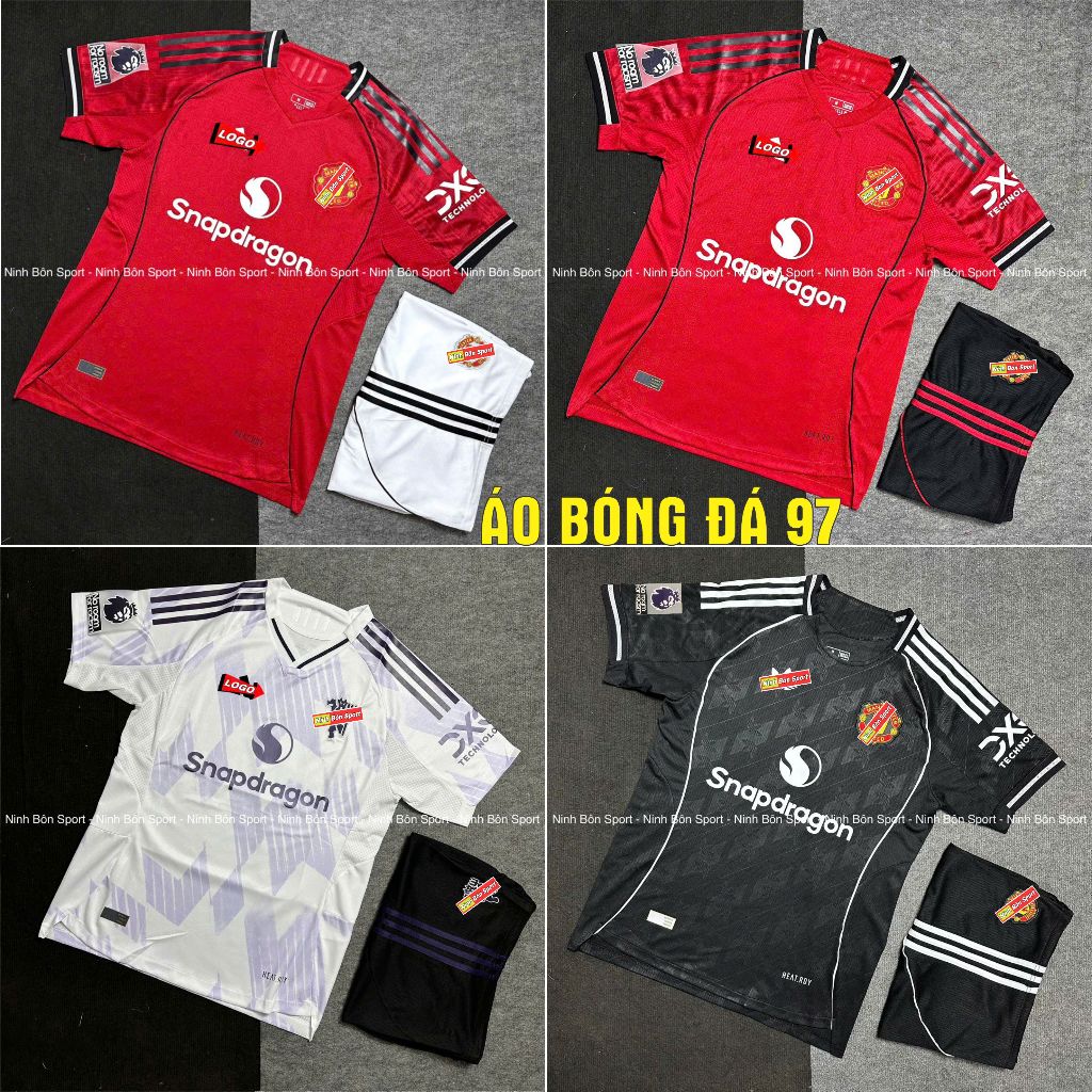 Áo Bóng Đá CLB Mu, Áo Đá Banh Mu Mới Nhất 2025 - Chuẩn Mẫu Thi Đấu - Vải Polyester Thái Lan