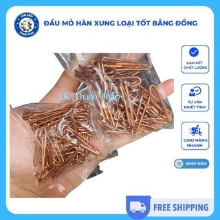 50 Đầu Mỏ Hàn Xung Loại Tốt Bằng Đồng Đường Kính 1.6mm Và 2 mm