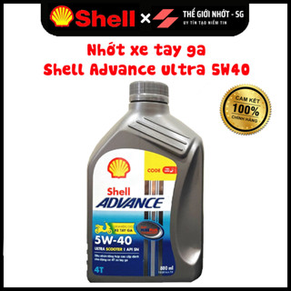 Dầu nhớt xe tay ga tổng hợp Shell Advance Ultra Scooter 5W40