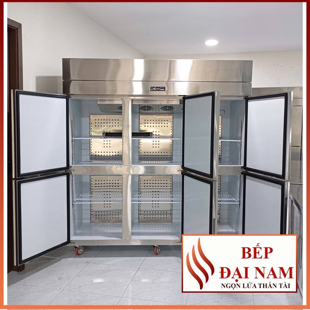 Tủ đông công nghiệp 6 cánh, lạnh quạt gió