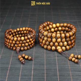 Vòng 108 hạt gỗ Bách xanh Mộc Châu 6mm, 8mm - Chuỗi tràng để mộc thơm cho Nam và Nữ | Thiên Mộc Bảo