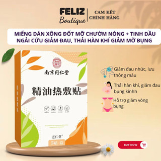 Miếng Dán Đốt Mỡ Siết Eo Giảm Đau Nhức +Tinh Dầu Ngải Cứu Đồng Nhân Đường + Mặt Nạ Năng Lượng Thảo Mộc