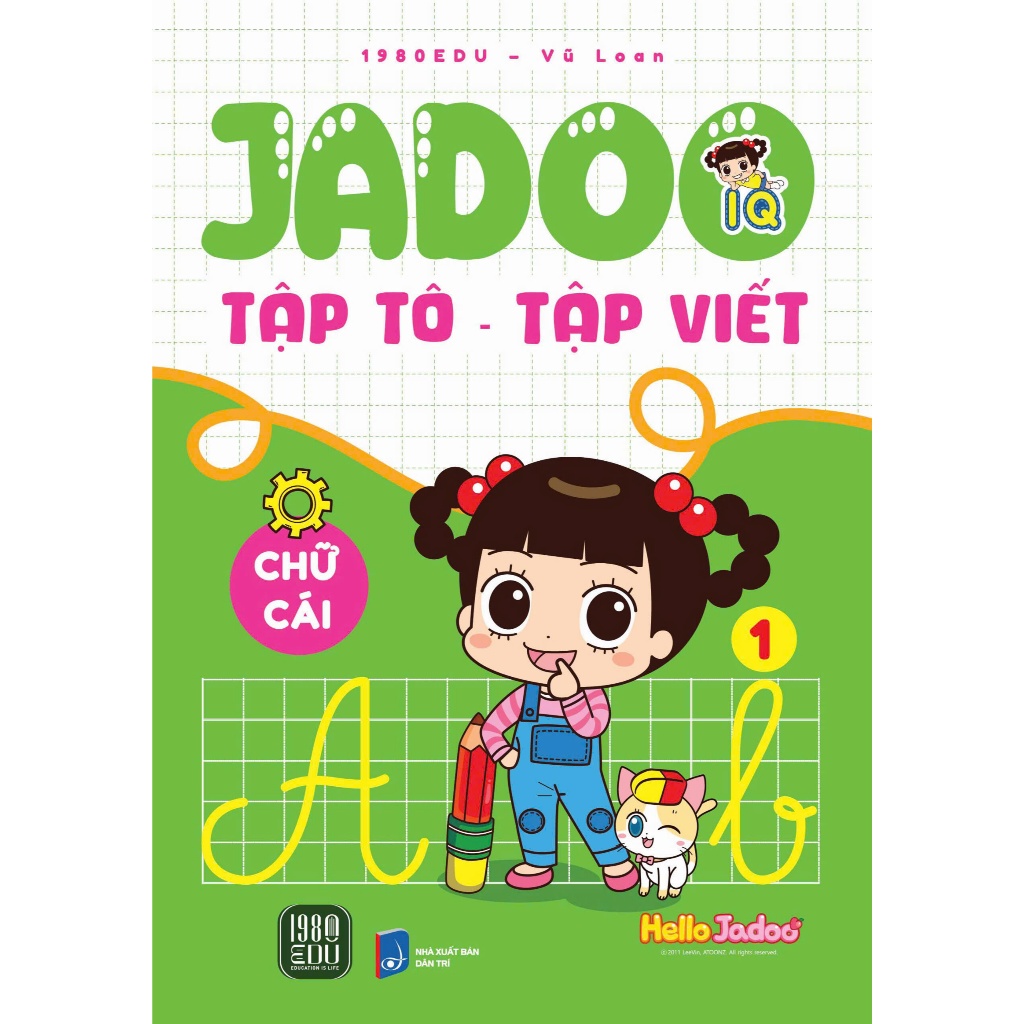Sách - Jadoo Tập Tô - Tập Viết Chữ Cái 1