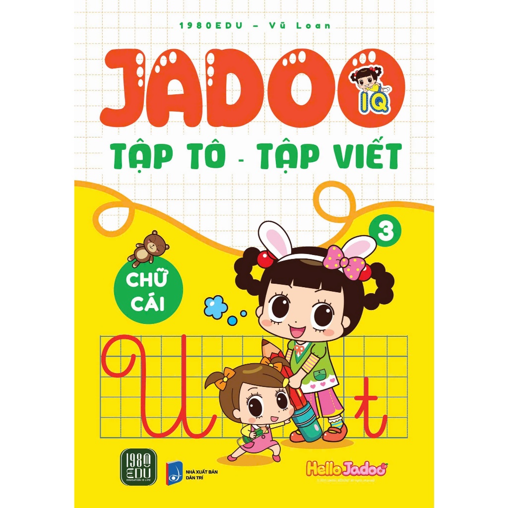 Sách - Jadoo Tập Tô - Tập Viết: Chữ Cái 3