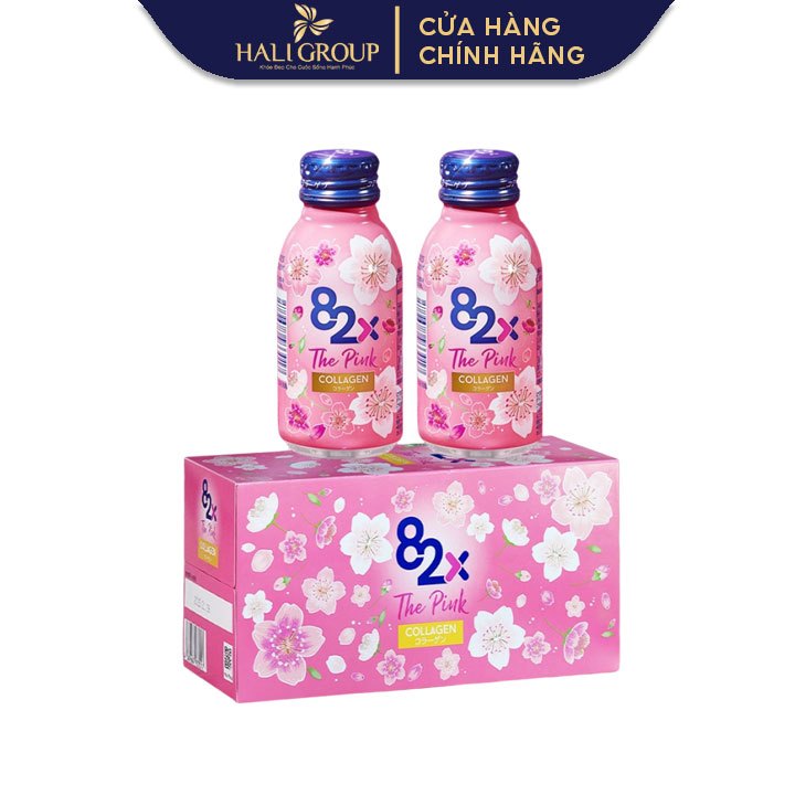 Nước Uống Collagen 82X The Pink, Hộp 10 Chai