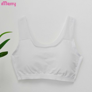 Áo lá học sinh iMerry cho bé gái từ 10 tới 17 tuổi chất mềm thoáng mát dây bản to mút liền BRA6121