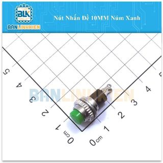 Combo 5 chiếc Nút Nhấn Đề 10MM Núm Xanh   BANLINHKIEN