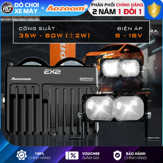  Đèn Trợ Sáng AOZOOM EX2 Extra Light Công Suất 60W Siêu Sáng Ánh Sáng Mịn Cắt Chống Chói -BH24Thang 