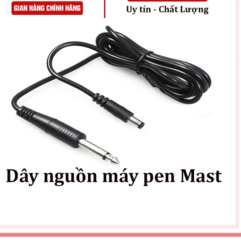 Dây Nguồn máy pen Mast kết nối máy pen và nguồn máy xăm, dây nguồn máy pen béo