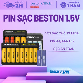 Pin sạc 1.5V AA/AAA - Sạc pin chính hãng - (BẢO HÀNH 1 NĂM) - BESTON