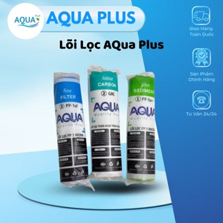 Lõi lọc nước AQUA 123.(TẶNG TAY THÁO NẮP) Bao gồm 4 lõi số 1, 2 lõi số 2 và 2 lõi số 3