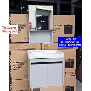 BỘ 4 MÓN : chậu lavabo rửa mặt âm + khung chân đỡ nhôm đen + Gương + kệ gương