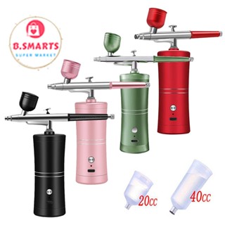 Máy Phun Sương Oxy Mini Cấp Ẩm Tinh Chất Cho Da, Súng Phun Sơn Omber Nail Cầm Tay Thiết Kế Nhỏ Gọn