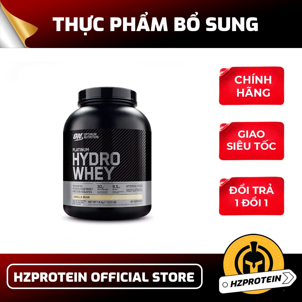 OPTIMUM NUTRITION PLATINUM HYDROWHEY - SỮA WHEY HYDROLYZED TĂNG CƠ