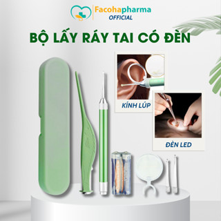  Bộ lấy ráy tai có đèn led thông minh dụng cụ lấy ráy tai chuyên dụng cho cả trẻ em và người lớn siêu tiện lợi 
