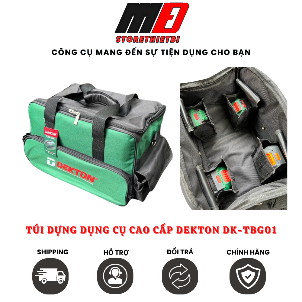 Túi Lớn DEKTON DK-TBG01 Hàng Chính Hãng Kích thước 40x31x25cm
