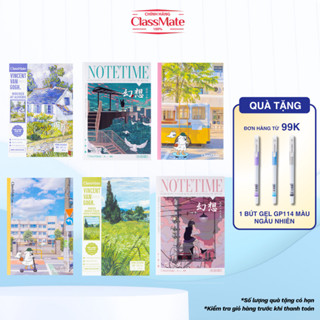 Tập Sinh Viên B5 200 Trang CLASSMATE, Vở Kẻ 4 Ô Ly Giấy 70-80gsm Không Thấm Mực NB5-20-0513/0324