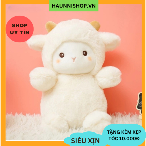 Gấu Bông Lạc Đà Alpaca Dễ Thương – Thú Nhồi Bông Hình Lạc Đà Siêu Mềm, Quà Tặng Sinh Nhật Cho Bé - HAUNNISHOP