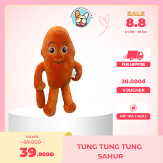[RẺ VÔ ĐỊCH] Gấu Bông Tung Tung Tung Sahur, Thú Nhồi Bông Tung Tung Tung Sahur Siêu Hot Giá Rẻ