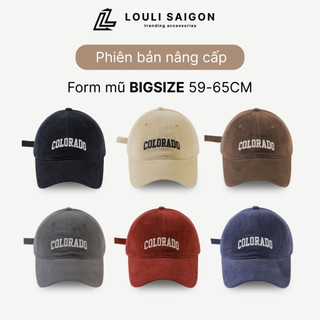  Mũ lưỡi trai nam nữ Colorado form rộng LOULI SAIGON nón lưỡi trai form to kaki thời trang cao cấp M78 