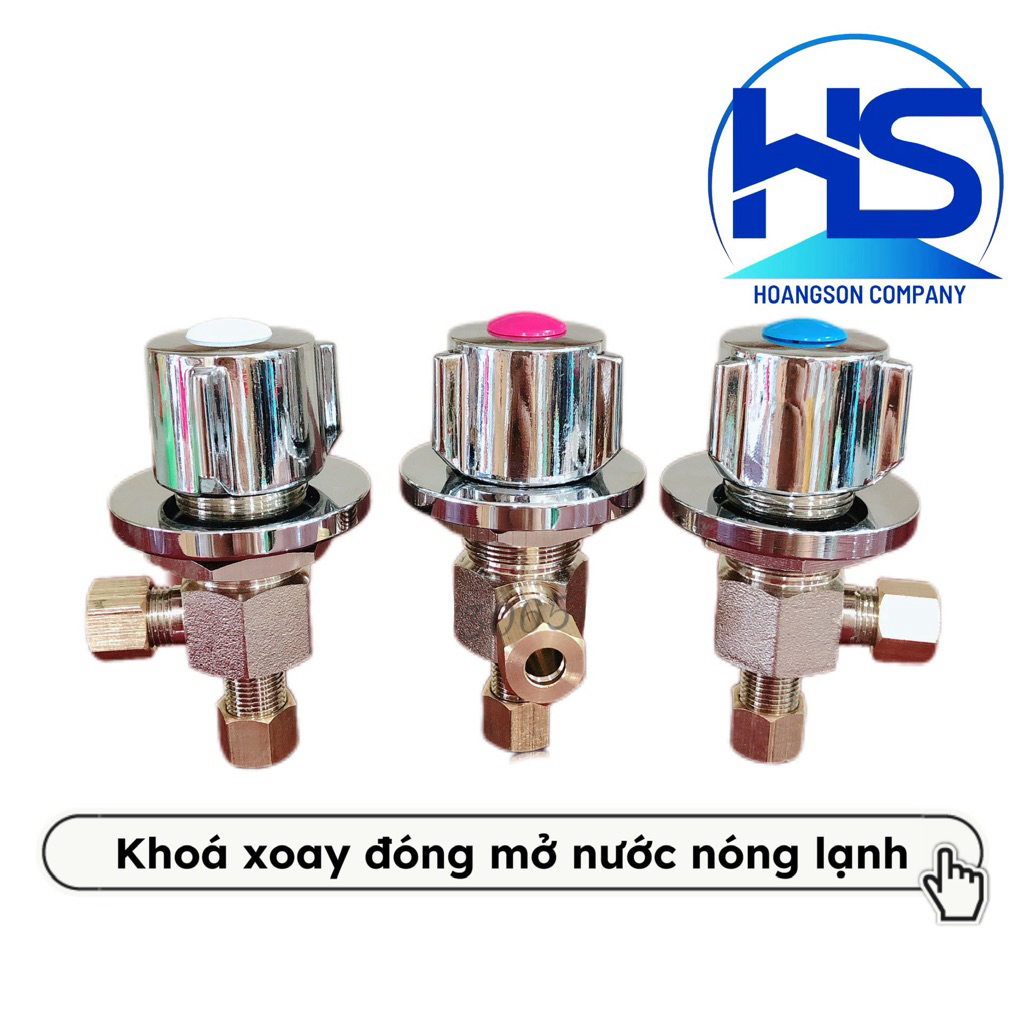 [Sỉ SLL] Khoá vòi xoay máy lọc nước nóng lạnh nguội (hàng loại 1 bóng đẹp)