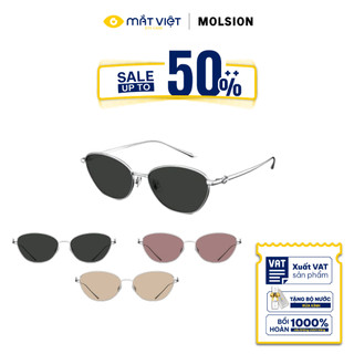  Kính Mát Nữ MOLSION MS7171 Chống UV Kính Mát Tổng Hợp Mắt Mèo Chính Hãng Mắt Kính Mắt Việt 