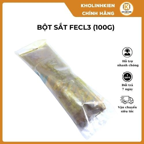 Bột Sắt FeCl3 (hóa chất ăn mòn) Túi 100G  Kholinhkien
