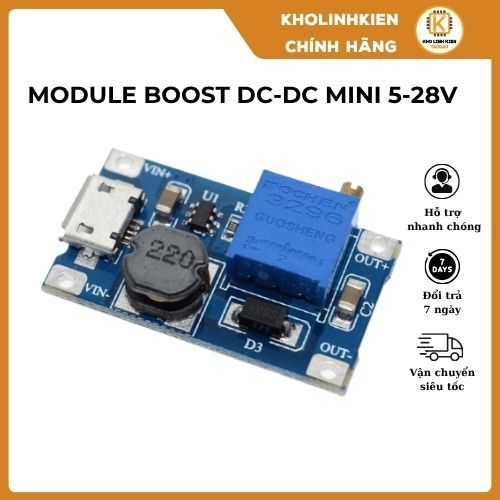 Module BOOST DC-DC Mini 5-28V  Kholinhkien