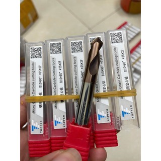 Mũi phay ngón, dao phay đầu bằng gia công thép, inox