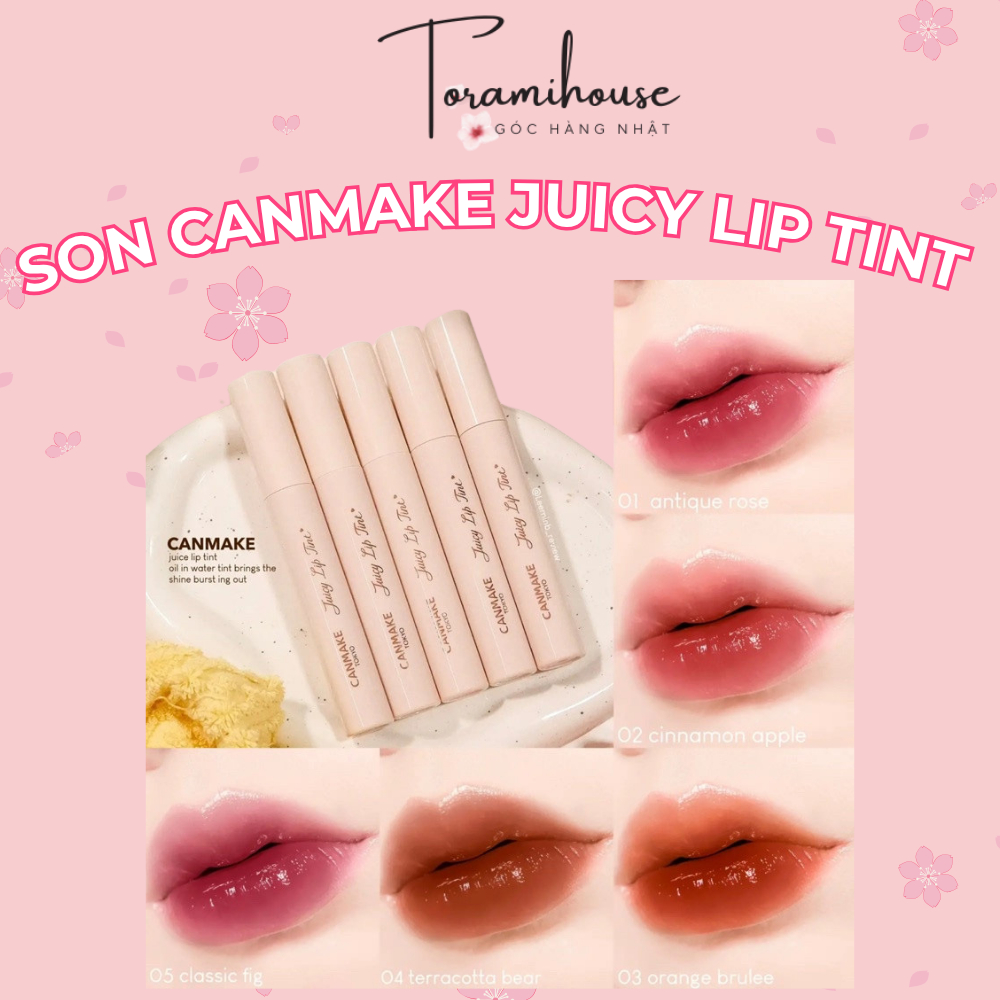 Son Canmake Juicy Lip Tint (nội địa Nhật)