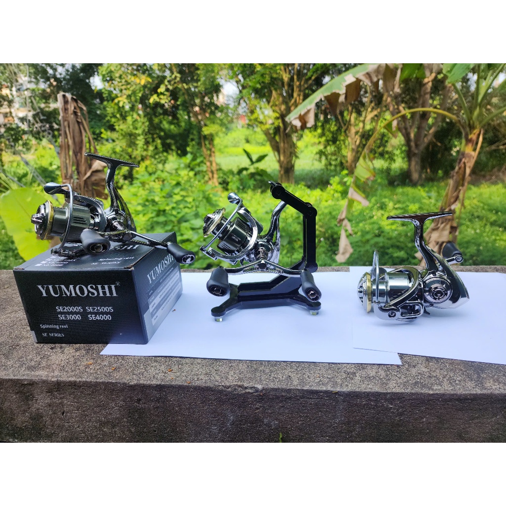 Máy Câu Lure Tay Quay Đôi Yumoshi SE2500S - SE3000 - SE4000