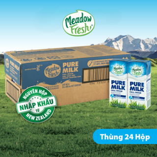 Thùng 24 hộp sữa tươi tiệt trùng Nguyên kem Meadow Fresh 200ml/ hộp