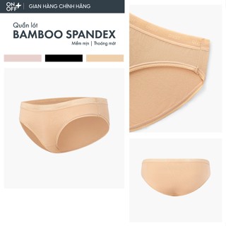 Quần lót nữ bikini bamboo nguyên liệu thiên nhiên thoáng khí thấm hút co giãn an toàn - ONOFF 16UJ25A460