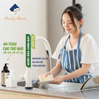 Nước rửa chén hữu cơ Ecocare chuyên dụng rửa bình sữa 500ml