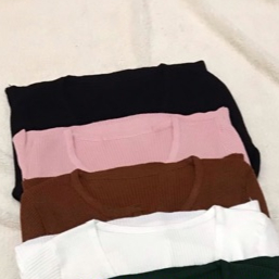 Áo len nữ dài tay phối cúc phong cách Hàn Quốc (Video+Ảnh thật) T190 - T2 Fashion | BigBuy360 - bigbuy360.vn