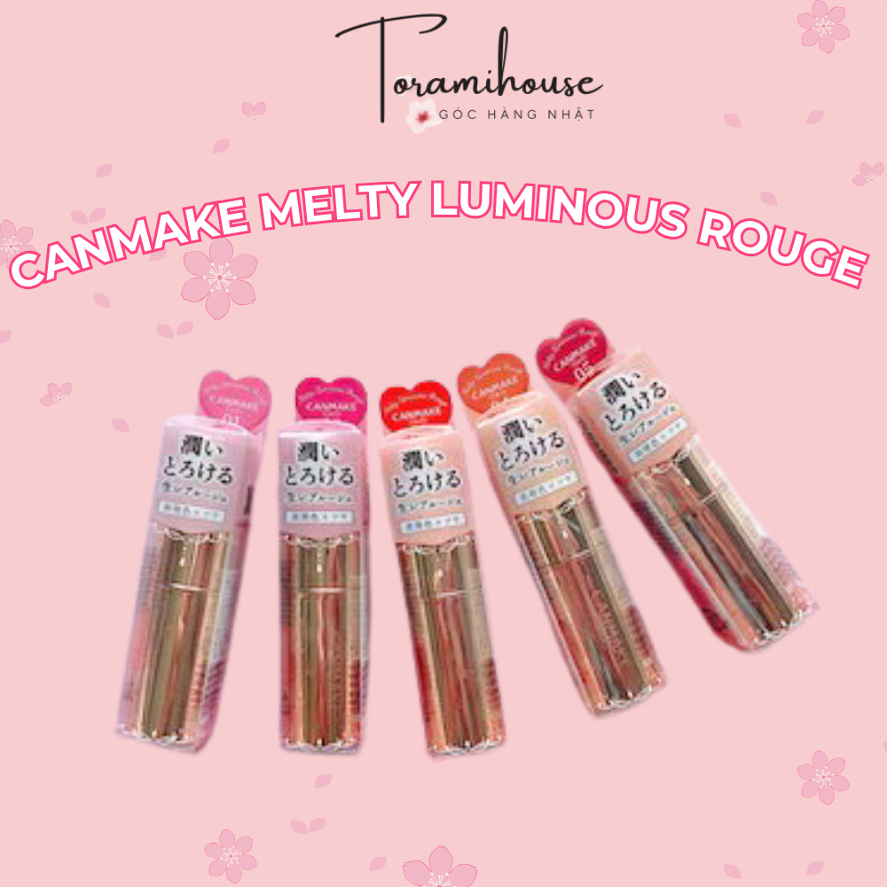 Son dưỡng Canmake Melty Luminous Rouge 3.8g (nội địa Nhật)