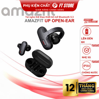 Tai nghe Bluetooth Open Ear Amazfit Up nhẹ 5g, AI loại bỏ tiếng ồn, Chống nước IPX4, Pin đến 6h